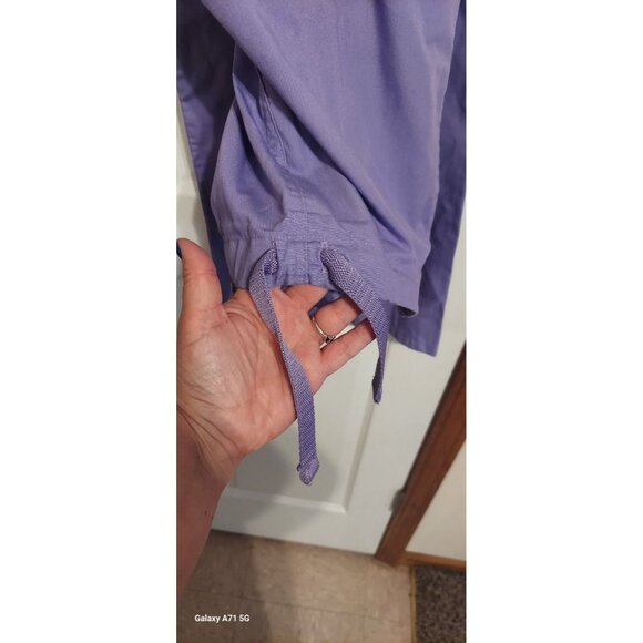 Purple Size Xl Uniform Advantage Scrubs Top Is MBottoms MT Nursing Hospital - Picture 9 of 11